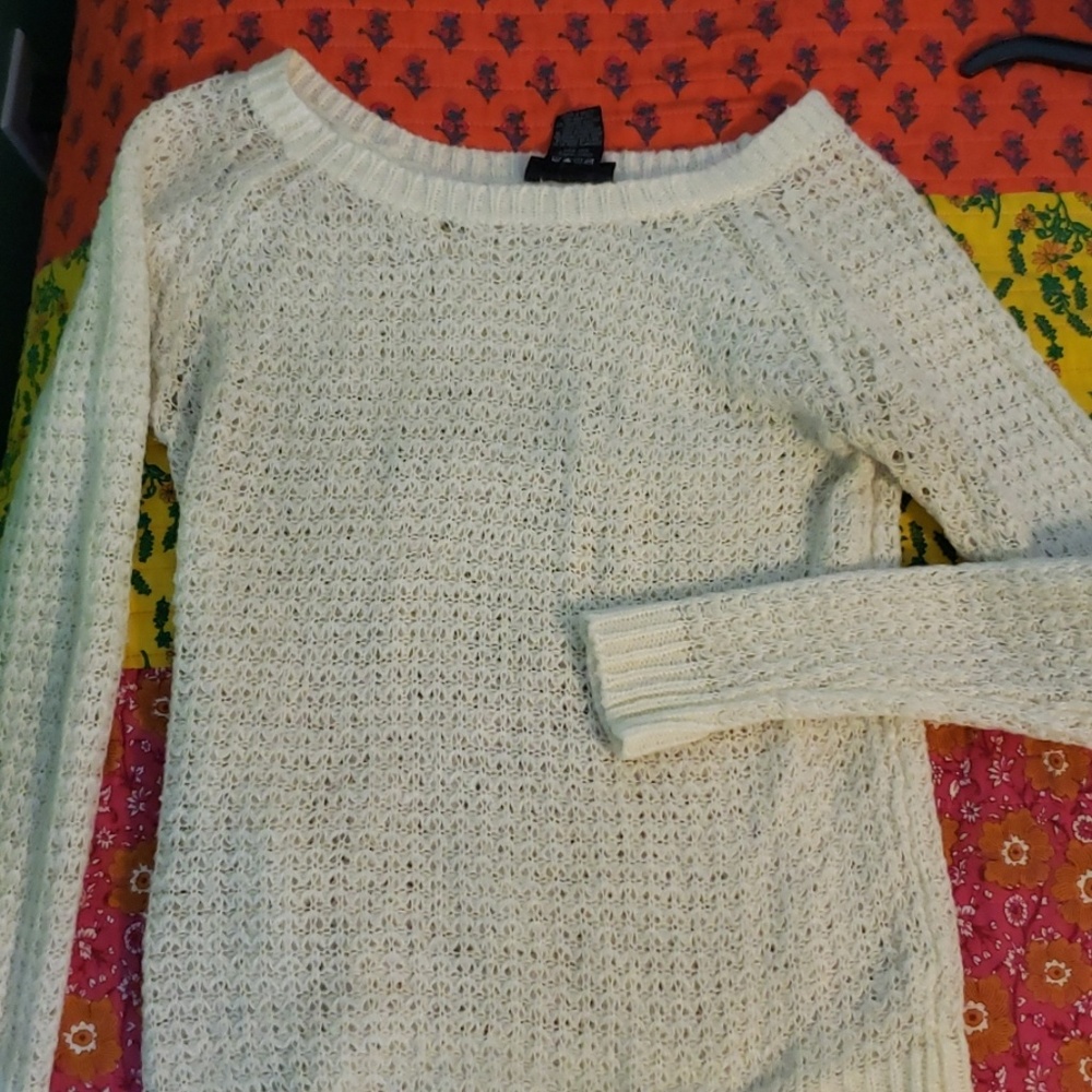 White It's Our Time sweater